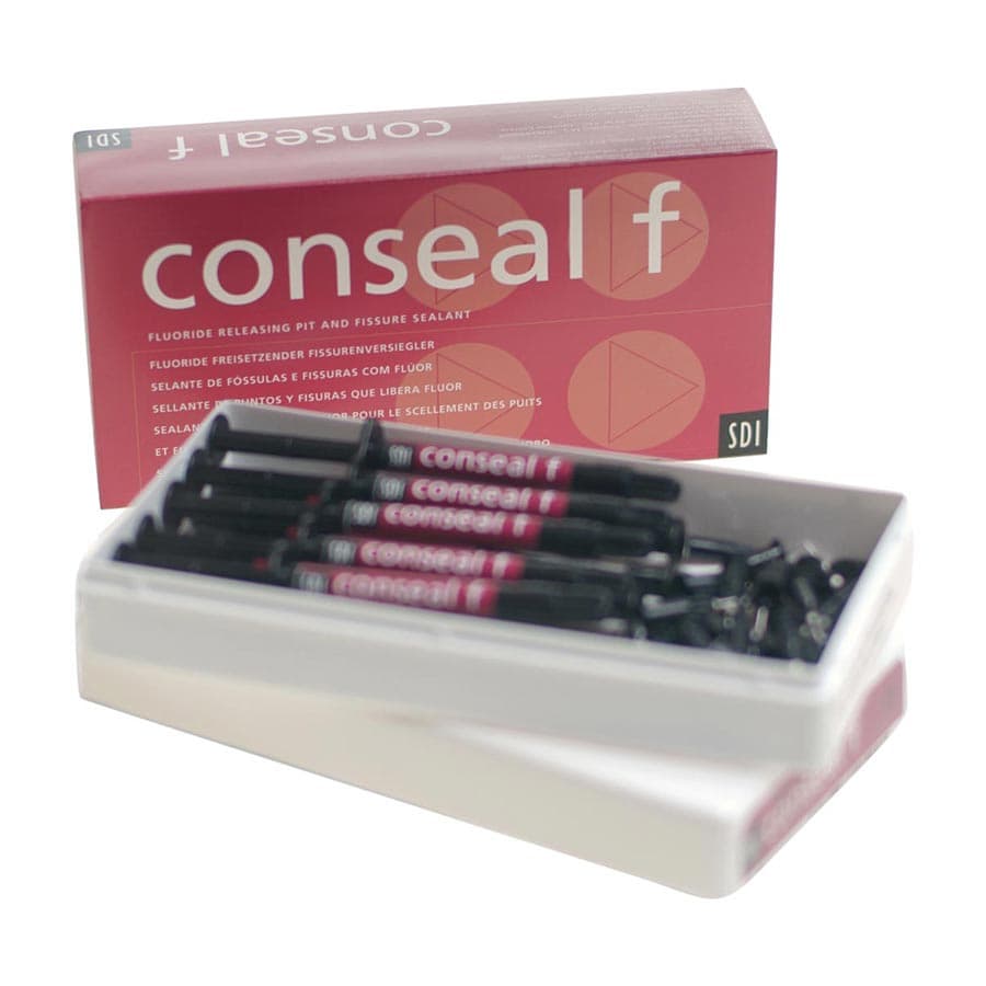 SDI Conseal F Pit & Fissure Sealant Bulk Syringe Kit, Light-Cured, Fluoride-Releasing, 10 x 1 g Syringes with 40 Tips, 7850013 thumbnail 5