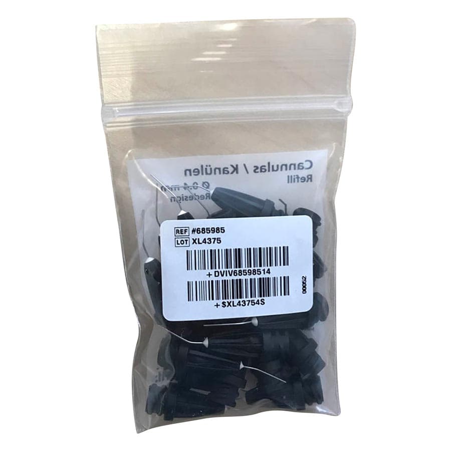 Helioseal F Plus Cannula Tip for Syringe Refill, 0.4 mm, Black, 20/Pkg, 685985 thumbnail 2