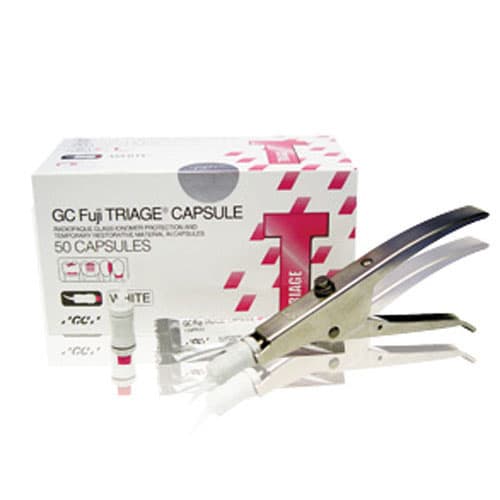 GC Fuji TRIAGE White Capsules Starter Kit - Self-Adhesive Radiopaque Glass Ionomer Pit & Fissure Sealant, 50 Capsules, #439991 thumbnail 7