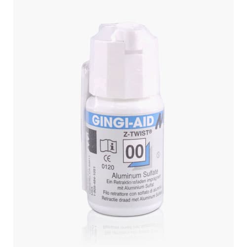 Gingi-Aid MAX Z-Twist Weave Retraction Cord, Aluminum Sulfate, #00 Very Thin, 108" per Bottle, 12170M thumbnail 6