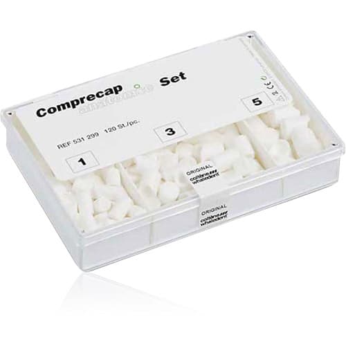 Roeko Comprecap Anatomic Compression Caps, Size #1 Small 7mm, Cotton, 120/Pk, 531201 thumbnail 4