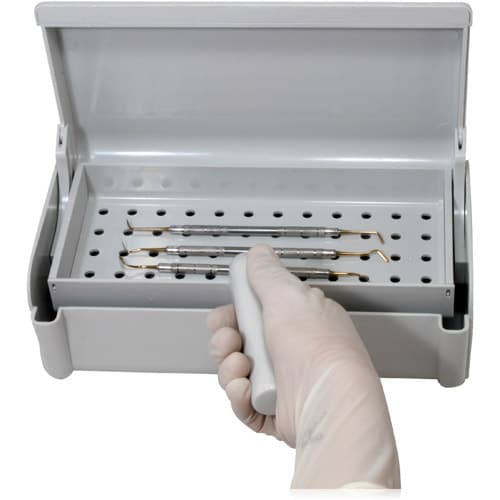 Pascal Tap & Slide Disinfecting/Sterilization Tray, Gray, 1/Pk, 35-697 thumbnail 11