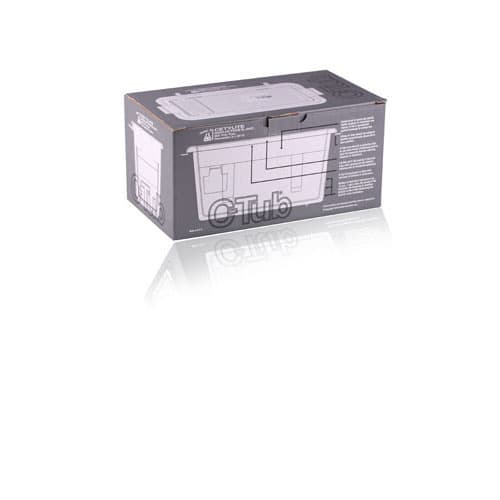 C-Tub® Instrument Receptacle, 1 Gallon Capacity, 13-1/2" W x 7-1/2" H x 6-1/4" L, 1/Pkg, Cetylite #0106 - C-Tub® Instrument Receptacle - C-Tub® Instrument Receptacle - Image 1