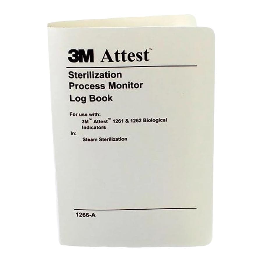 3M Attest Monitoring Log Book for Steam Sterilizers, 1266-A, Each thumbnail 6