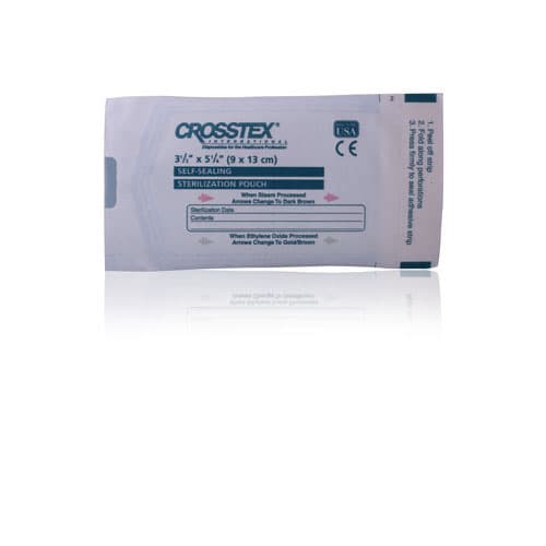 Crosstex Duo-Check Self-Seal Sterilization Pouches, 3.5" x 5.25", Blue Tint, 200/Box, SCXS thumbnail 15