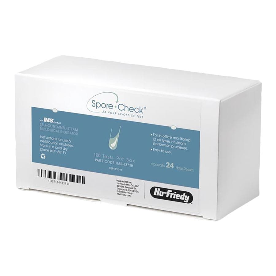 Hu-Friedy SporeCheck In-Office Spore Test, 100 Indicator Vials, IMS-1373H thumbnail 5