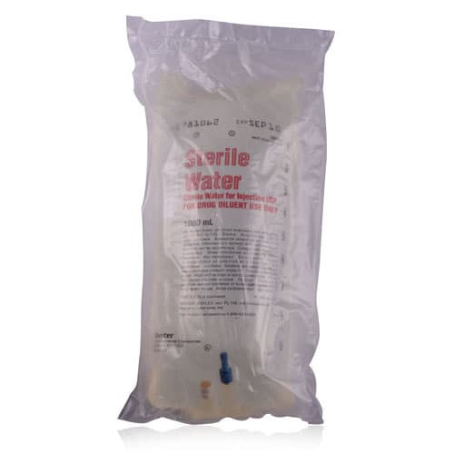B. Braun Sterile Water for Injection, 1000 mL Excel Plastic Bag, PVC-Free, DEHP-Free, L8500 thumbnail 7