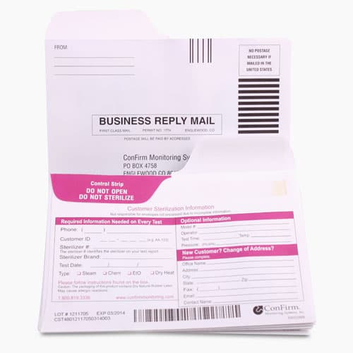 ConFirm Mail-In Sterilizer Monitoring System, 6 Tests/Box, CST060 thumbnail 9