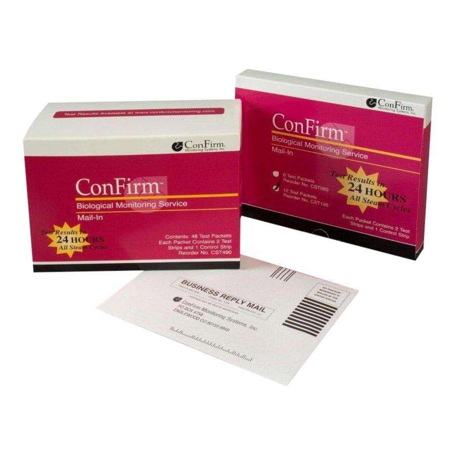 ConFirm Mail-In Sterilizer Monitoring Service, 3 Strip Test, 48/Box, CST480 thumbnail 11