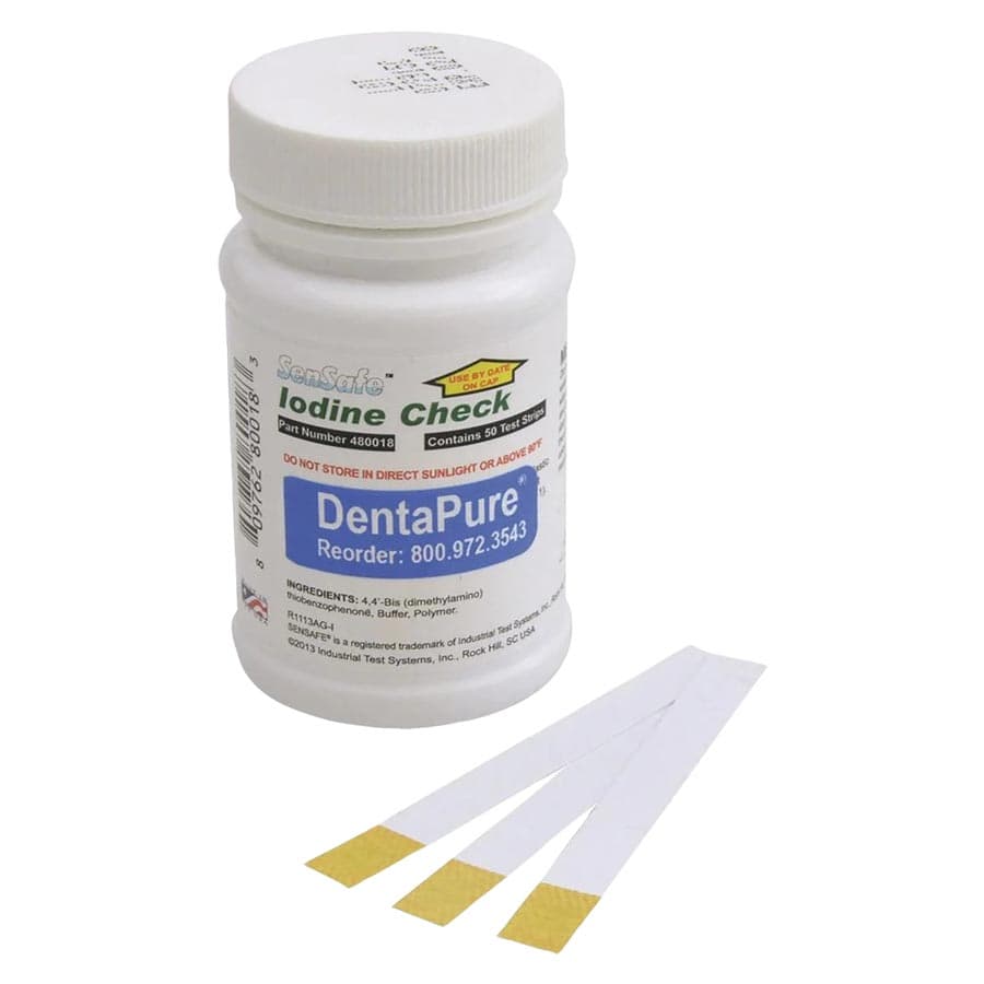 Crosstex DentaPure Iodine Test Strips, 50/Bottle, DPTEST thumbnail 7