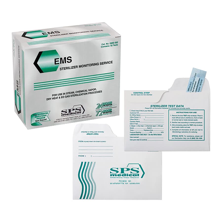 SPS Medical Econo Mail-In Sterilizer Monitor Service, 52 Tests/Box, EMS-052 thumbnail 12