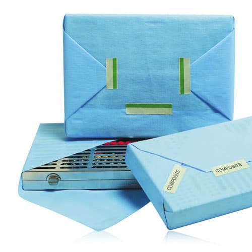 Hu-Friedy IMS Autoclave Sterilization Wrap, 15" x 15", 1000 Sheets/Box, IMS-1211 thumbnail 6
