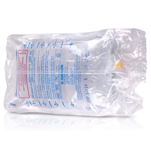 B. Braun Sterile Water for Injection USP, 500 mL Flexible Plastic IV Bag, L8501-01 thumbnail 7