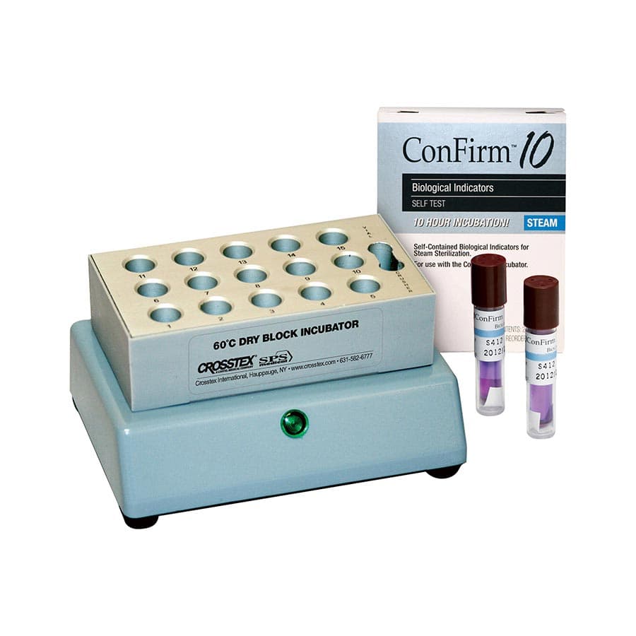 Crosstex ConFirm 10 In-Office Biological Monitoring System, Dry Block Incubator, Grey, 1/Each, NDB-601 thumbnail 5