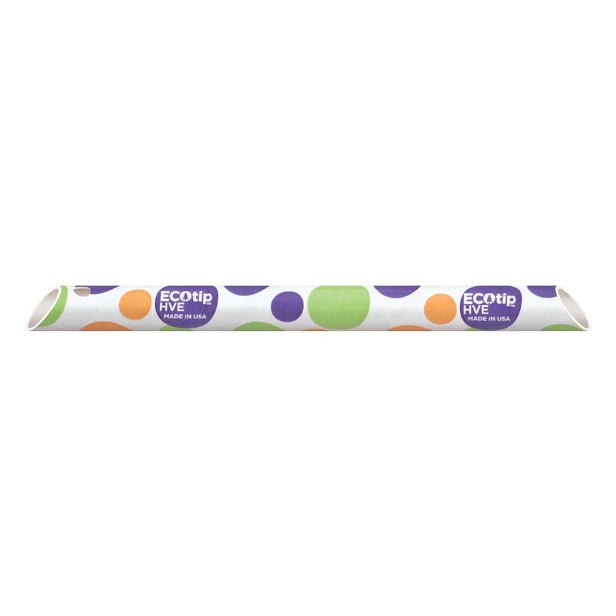 Practicon ECOtip Earth-Friendly HVE Tips, Vented, Polka Dot, 100/Bag, 7108313 thumbnail 5