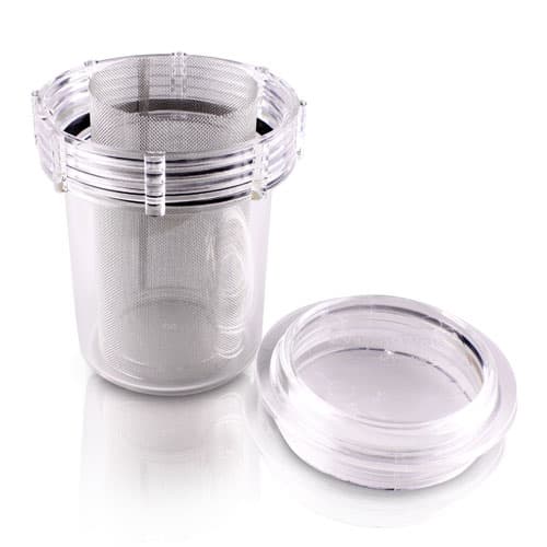 Evac-u-Trap #2350-FS Disposable Central Vacuum Evacuation Trap, Fine Mesh, Internal Thread, 3-1/2" x 4-3/8", 8/Box thumbnail 16