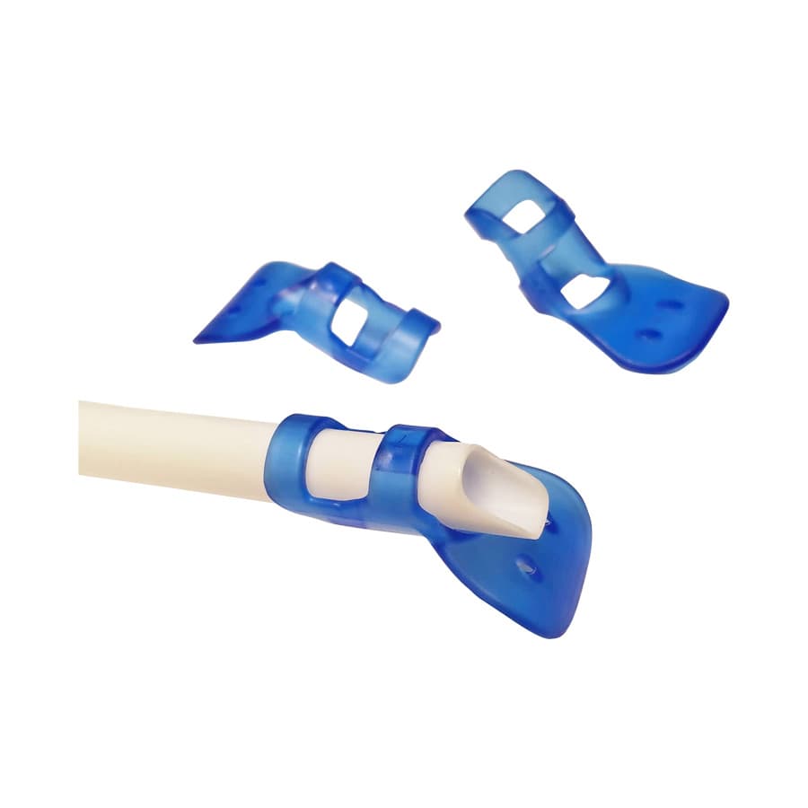Ivory LinguaGuard Tongue Retractor for HVE Tips, Disposable, Blue, 100/Pack, RLF10088 thumbnail 4
