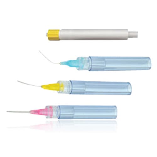 Vista Apex Appli-Vac Pre-Tipped Micro Aspirator, 20 Gauge, Yellow, 3/4" Bendable Tip, 20/Pkg, 315252 thumbnail 3