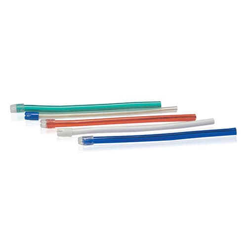 Defend Saliva Ejectors, Assorted Colors with White Tip, 100/Bag, SE-7002 thumbnail 3