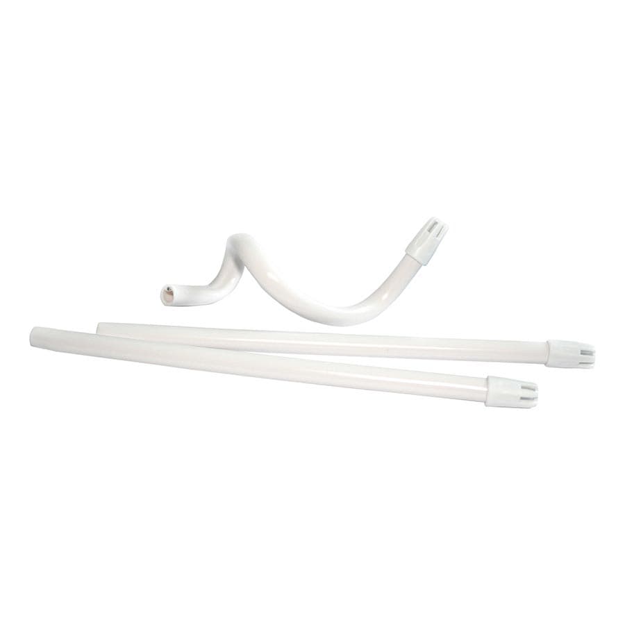 SafeBasics Saliva Ejectors, White with White Tip, 6", 100/Box, 703 - SafeBasics Saliva Ejectors - Image 1