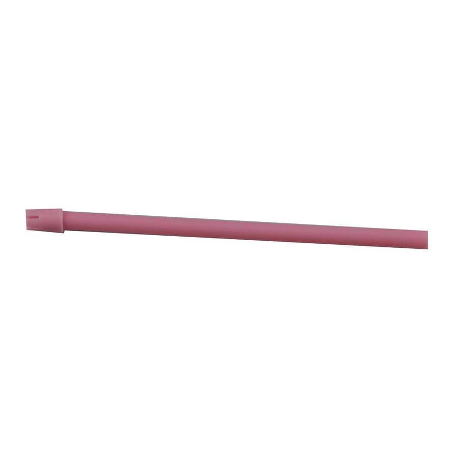 Saliva Ejector 6" Solid Pink with Pink Tip, Latex-Free, 100/Bag - Saliva Ejector 6" Solid Pink W/ Pink Tip Latex Free 100/Bag - Image 1