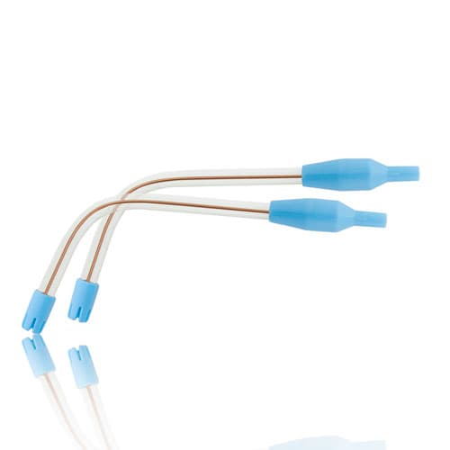 Crosstex Safe-Flo Saliva Ejector, Clear Tube with Blue Tip, One-Way Valve, Latex-Free, 100/Bag, M1001CLBU thumbnail 8