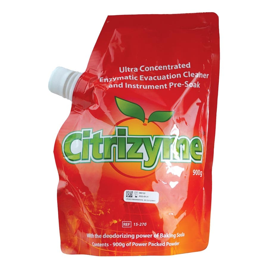 Citrizyme Ultra Concentrated Enzymatic Evacuation System Cleaner, Powder, 900g Pouch with EZ Pour Spout, 420 Treatments, 15-270 thumbnail 7
