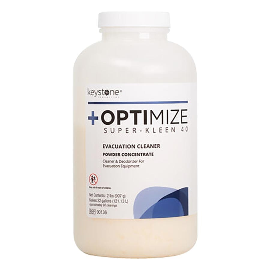 Optimize SuperKleen 40 Evacuation Cleaner Powder Concentrate, 2 lb Jar (Makes 32 Gallons), 00136 thumbnail 2