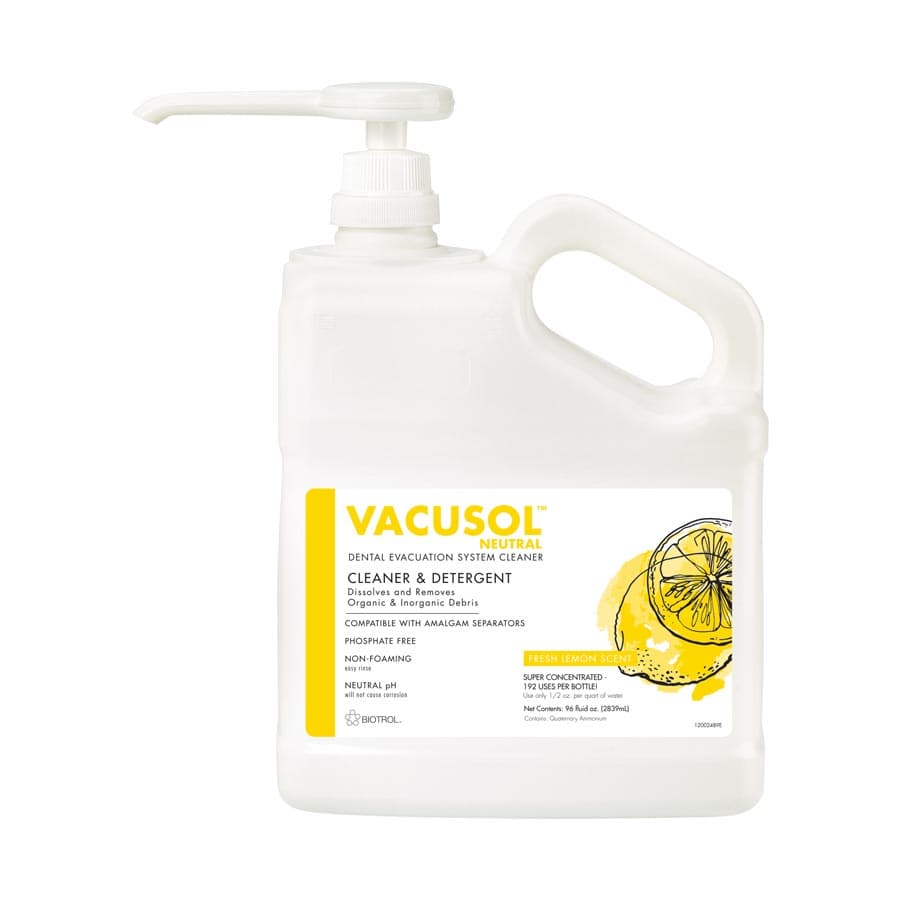 Vacusol Neutral Evacuation System Cleaner, Concentrated Liquid, 96 oz Bottle with Pump, ED903CS thumbnail 8