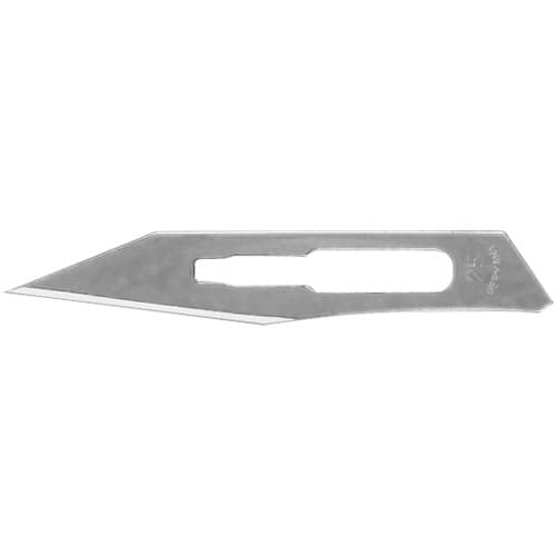Hu-Friedy #25 Sterile Carbon Steel Surgical Scalpel Blade, Single Use, Box of 100, 10-255-25 thumbnail 4