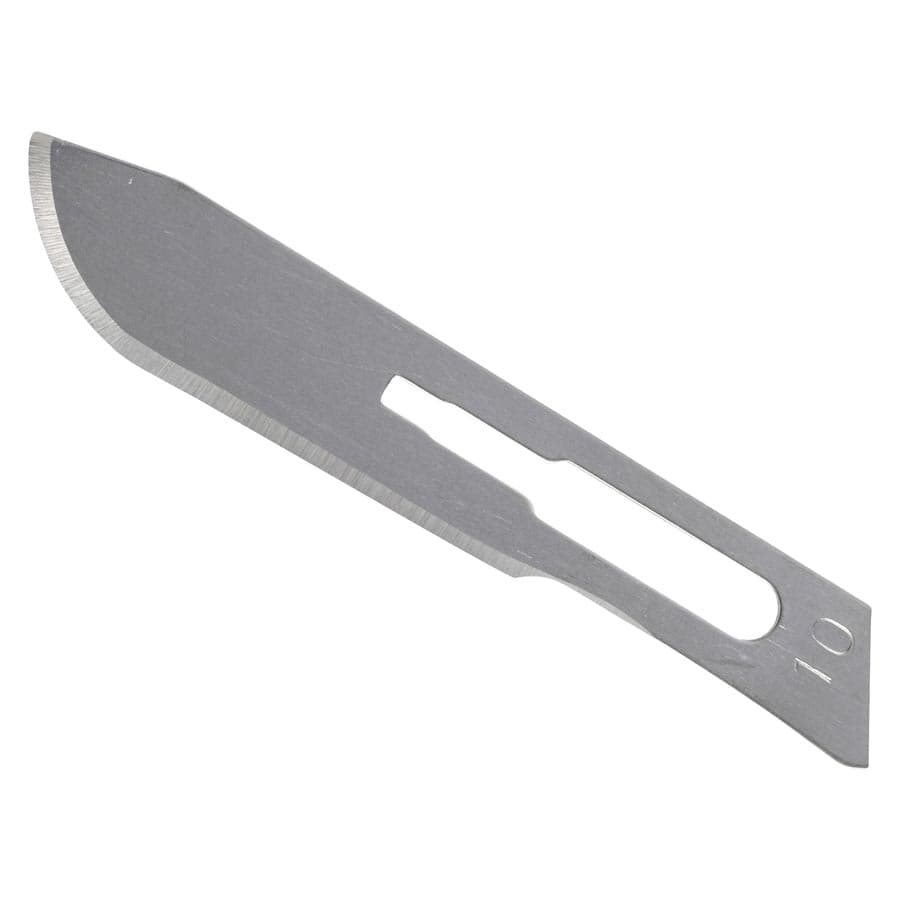 Myco Medical Glassvan Carbon Steel Surgical Scalpel Blade #10, Sterile, 100/Box, 2001T-10 thumbnail 3
