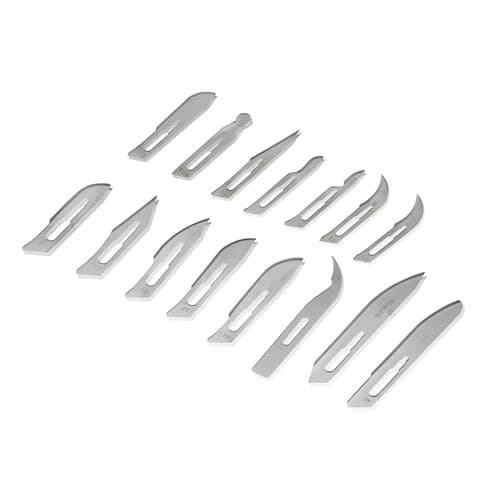 Myco Medical Glassvan #21 Sterile Carbon Steel Surgical Scalpel Blades, Box of 100, 2001T-21 thumbnail 3