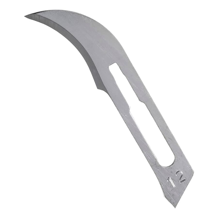 GlassVan Sterile Stainless Steel Surgical Blades, #12, 100/Box, 3001T-12 thumbnail 5