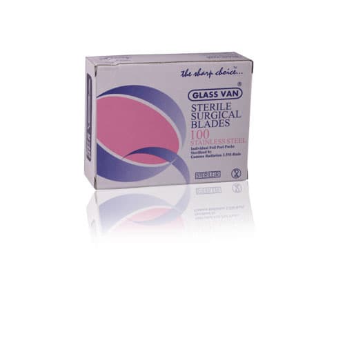 Miltex Carbon Steel Sterile Surgical Blade #12B (Double-Edge), 100/Box, 4-112B thumbnail 11