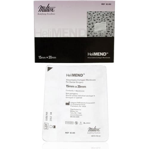 HeliMend Absorbable Collagen Membrane, 15 mm x 20 mm, Sterile, Single Membrane, 62-203 thumbnail 3