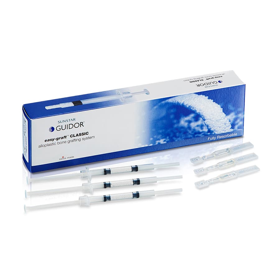 GUIDOR easy-graft CLASSIC Alloplastic Bone Grafting System, Medium, 0.25 mL Syringe, 3/Pk, C11-078 thumbnail 8