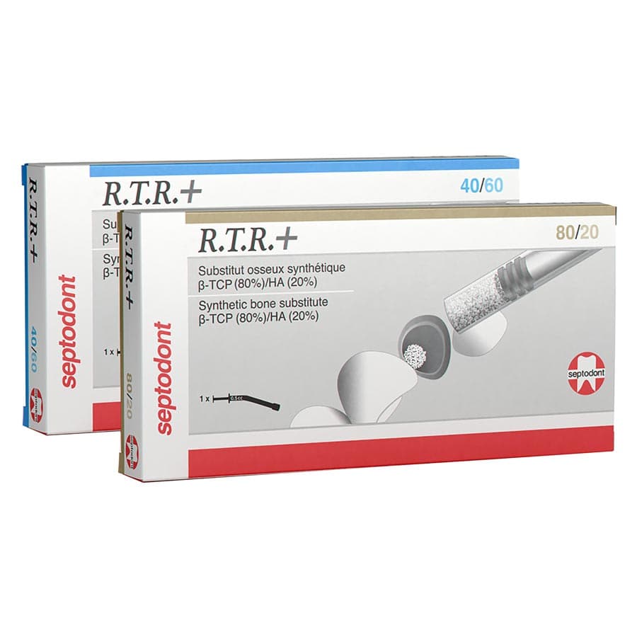 Septodont R.T.R.+ 80/20 Synthetic Biphasic Bone Grafting Material, 0.5 cc Prefilled Syringe, 80% Beta-Tricalcium Phosphate / 20% Hydroxyapatite, 1/Bx, 01S0530 thumbnail 9