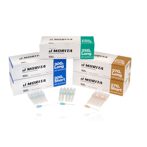 J. Morita Disposable Dental Needle, 27 Gauge Long (30mm), Plastic Hub, Yellow, Sterile, 100/Box, 20-27GL thumbnail 17