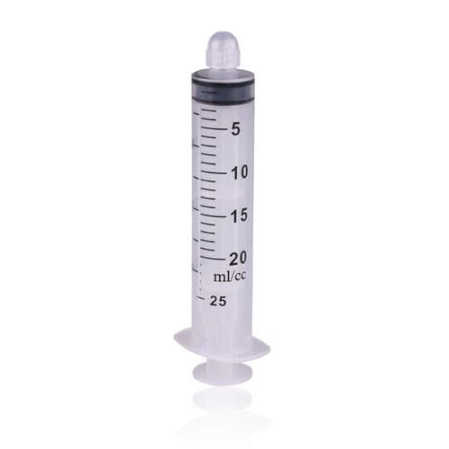 Exel International 20-25cc Luer Lock Syringe Only with Cap, Sterile, 50/Box, 26280 thumbnail 2