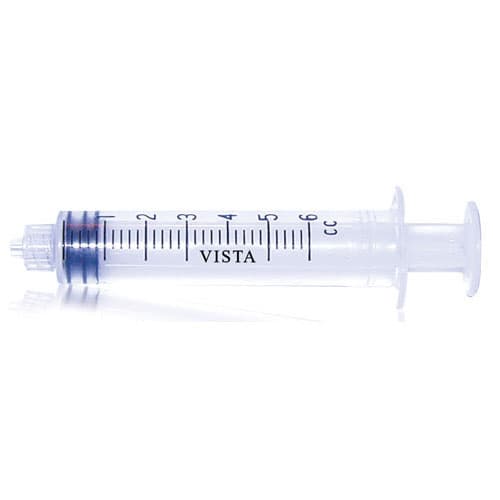 Plastcare USA Luer Lock Endo Syringe, 6cc, 100/Box - Plastcare USA - Luer Lock Endo Syringes - Image 1