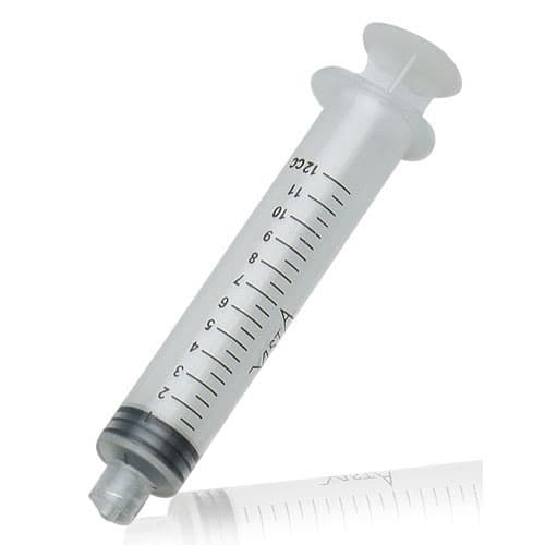 Plastcare USA Luer Lock Endo Syringe, 12cc, 100/Box - Plastcare USA - Luer Lock Endo Syringes - Image 1