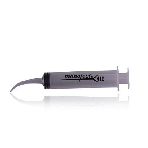 Monoject Disposable Irrigation Syringe, Curved Tip, #412, 12 cc, Non-Sterile, 50/Box, 8881412012 thumbnail 9