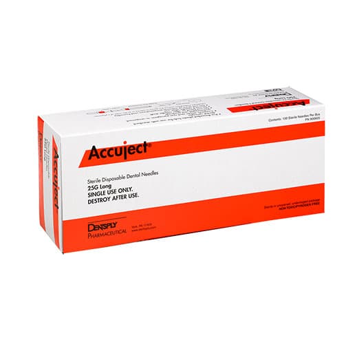 Accuject Disposable Dental Needles, Plastic Hub, 25 Gauge Long (32mm), 100/Box, 900605 thumbnail 17