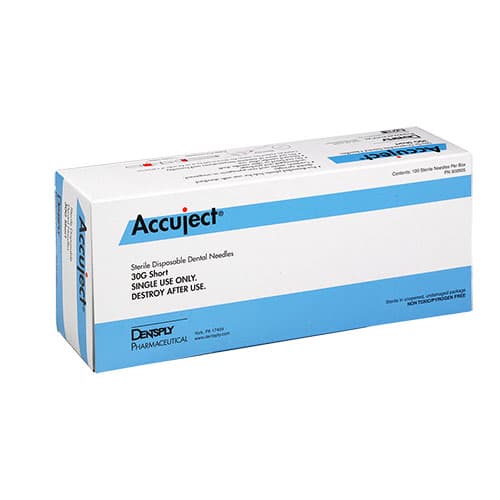 Accuject Disposable Dental Needles, Plastic Hub, 30 Gauge Short (21mm), Blue, 100/Box, 900905 thumbnail 17