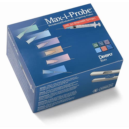 Max-i-Probe Endodontic/Periodontal Irrigation Probe with 3cc Syringe, 25 Gauge x 1", Orange #50, 100/Box, MAX251S thumbnail 14