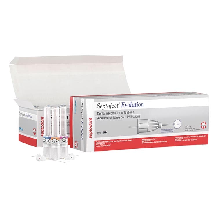 Septoject Evolution Dental Infiltration Needles, 30 Gauge, Short, 25 mm, Plastic Hub, 100/Box, 01-N1630 thumbnail 15