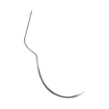 Hu-Friedy Perma Sharp PGA Absorbable Suture, 6-0, Undyed Braided, 18", C-1 Premium Reverse Cutting 3/8 Circle Needle, 12/Pk, PSN489V thumbnail 3