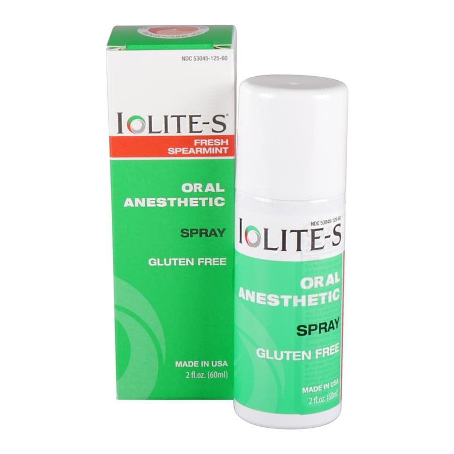 Iolite-S Topical Anesthetic Spray, 20% Benzocaine, Fresh Spearmint, 2 oz Can, 1/Pk thumbnail 2
