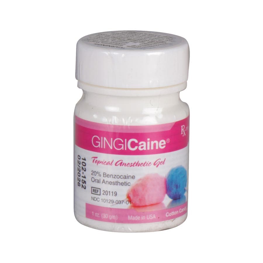 Gingicaine Topical Anesthetic Gel, 20% Benzocaine, 1 oz Jar, Cotton Candy, 1/Pk, 20119 thumbnail 10