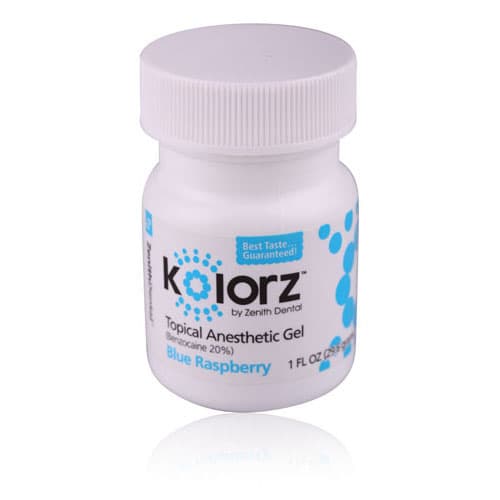 Kolorz Topical Anesthetic Gel, 20% Benzocaine, Blue Raspberry, 1 oz Jar, 755104 thumbnail 7